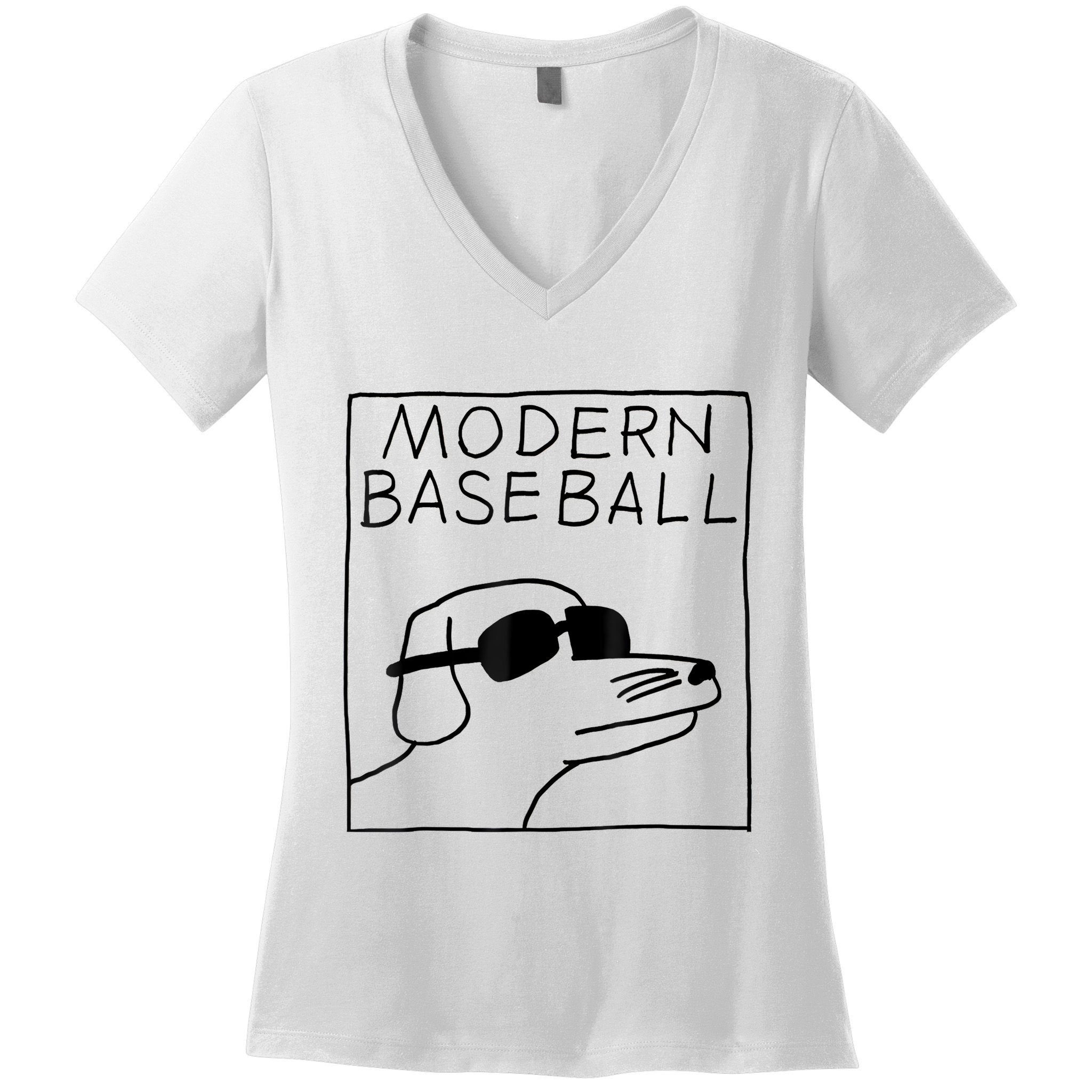 Modern Baseball Women's V-Neck T-Shirt