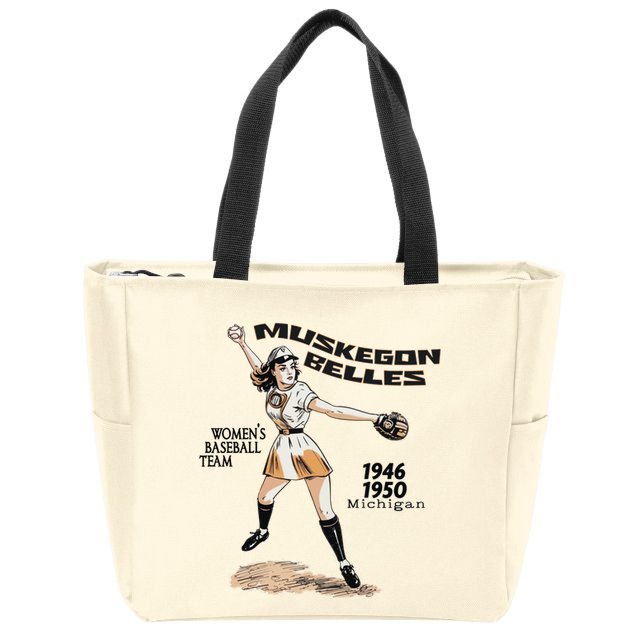 Muskegon Belles Zip Tote Bag