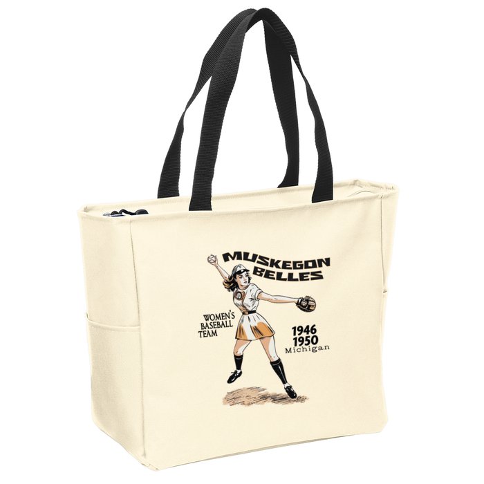 Muskegon Belles Zip Tote Bag