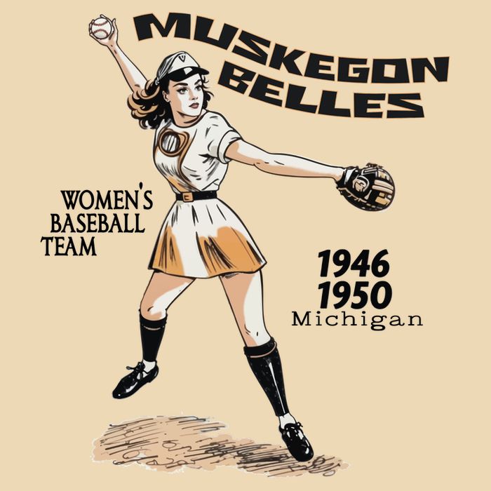 Muskegon Belles Zip Tote Bag