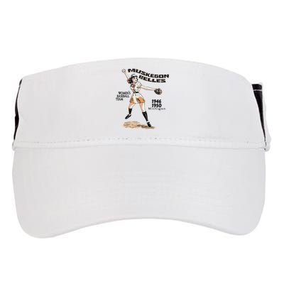 Muskegon Belles Adult Drive Performance Visor