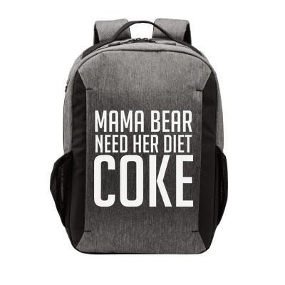 Mama Bear Needs Her Diet C.O.K.E Funny Mama Bear Vector Backpack