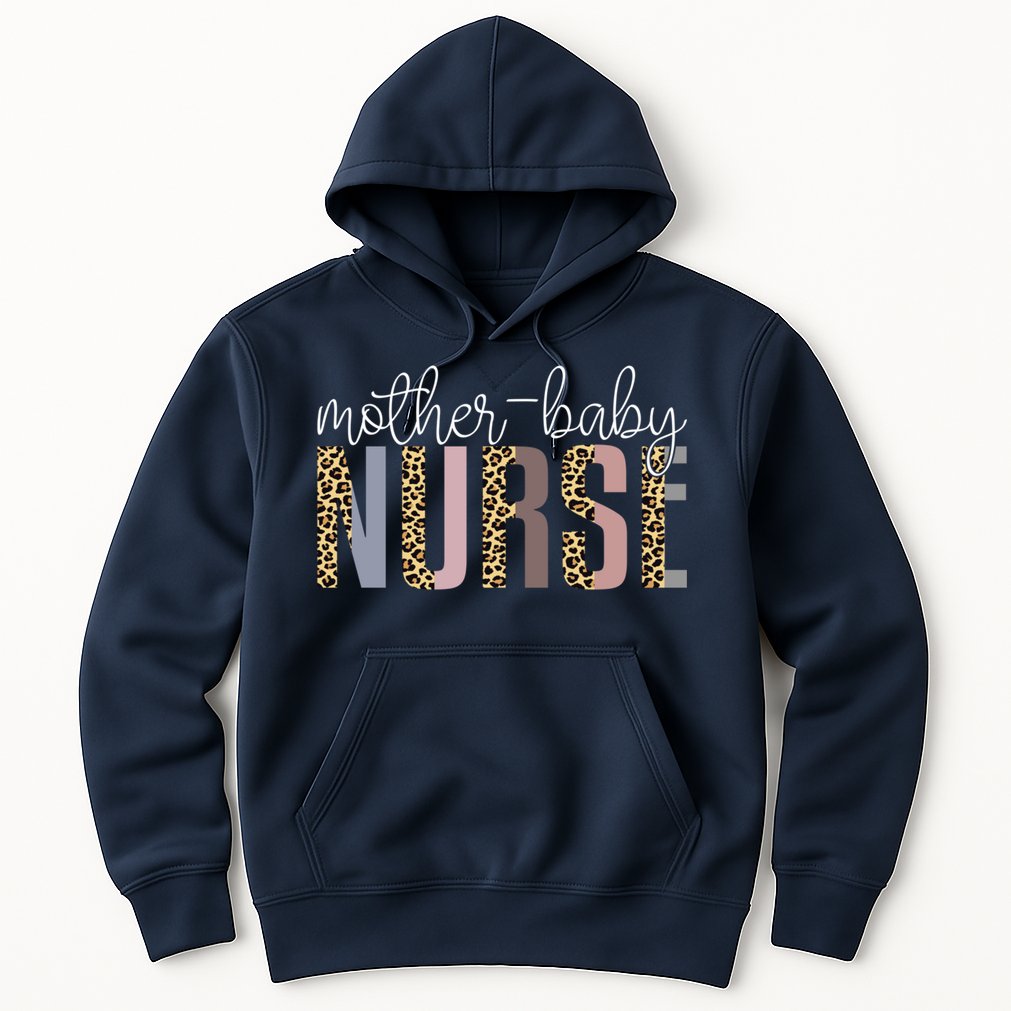 Mother Baby Nurse Appreciation Postpartum Long Sleeve Hoodie