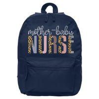 Mother Baby Nurse Appreciation Postpartum Long Sleeve 16 in Basic Backpack