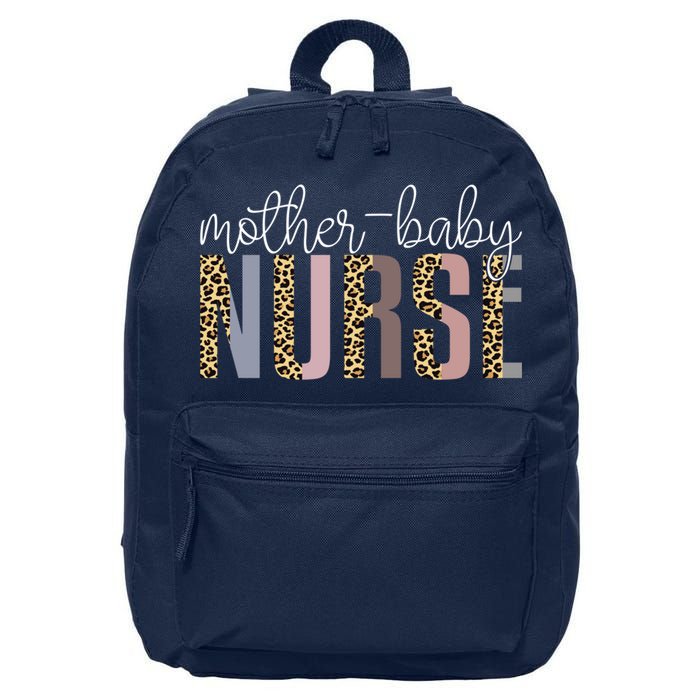 Mother Baby Nurse Appreciation Postpartum Long Sleeve 16 in Basic Backpack