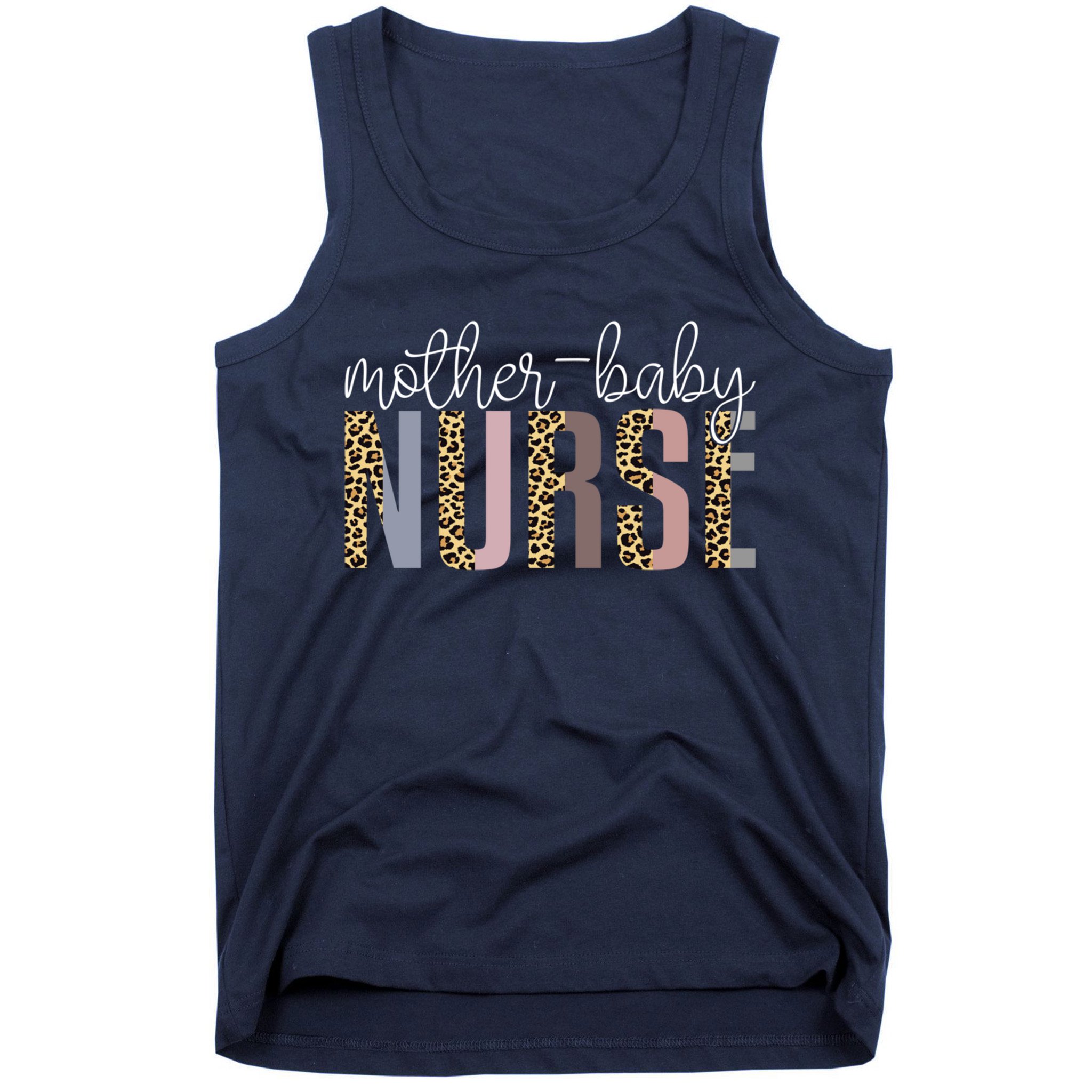 Mother Baby Nurse Appreciation Postpartum Long Sleeve Tank Top