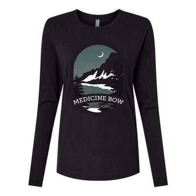 Medicine Bow National Forest Gift Womens Cotton Relaxed Long Sleeve T-Shirt