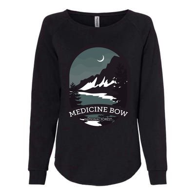 Medicine Bow National Forest Gift Womens California Wash Sweatshirt