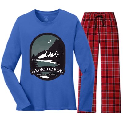 Medicine Bow National Forest Gift Women's Long Sleeve Flannel Pajama Set 