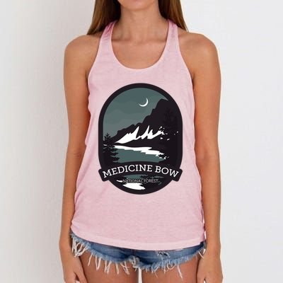 Medicine Bow National Forest Gift Women's Knotted Racerback Tank