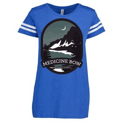 Medicine Bow National Forest Gift Enza Ladies Jersey Football T-Shirt