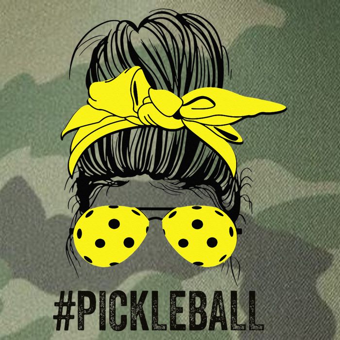 Messy Bun Number One Paddleball PickleBall Lover Legacy Tie Dye Trucker Hat