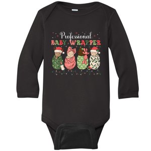 Mother Baby Nurse Christmas Professional Baby Wrapper Baby Long Sleeve Bodysuit