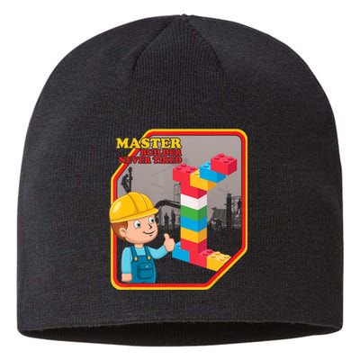 Master Builder Never Tired Construction Building Blocks Toy Sustainable Beanie