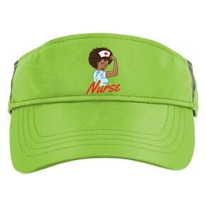 Melanin Black Nurse Clothing Gift African American Gift Adult Drive Performance Visor