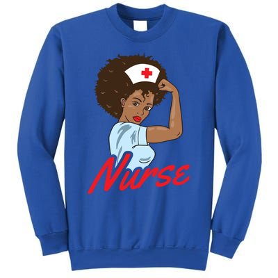 Melanin Black Nurse Clothing Gift African American Gift Sweatshirt