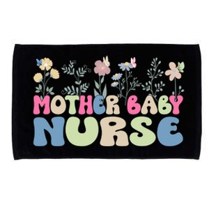 Mother Baby Nurse Flowers Postpartum Gift Microfiber Hand Towel