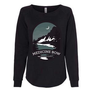 Medicine Bow National Forest Gift Womens California Wash Sweatshirt