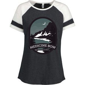 Medicine Bow National Forest Gift Enza Ladies Jersey Colorblock Tee