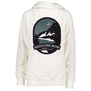 Medicine Bow National Forest Gift Womens Funnel Neck Pullover Hood