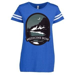 Medicine Bow National Forest Gift Enza Ladies Jersey Football T-Shirt