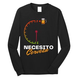 Mexican Beer Necesito Cerveza Cool Funny Sayings Beer Lover Long Sleeve Shirt