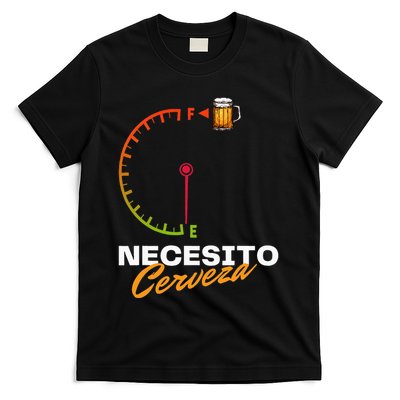 Mexican Beer Necesito Cerveza Cool Funny Sayings Beer Lover T-Shirt