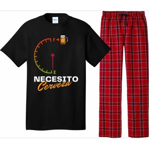 Mexican Beer Necesito Cerveza Cool Funny Sayings Beer Lover Pajama Set