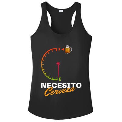 Mexican Beer Necesito Cerveza Cool Funny Sayings Beer Lover Ladies PosiCharge Competitor Racerback Tank