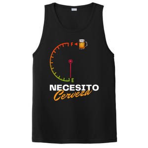 Mexican Beer Necesito Cerveza Cool Funny Sayings Beer Lover PosiCharge Competitor Tank