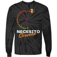 Mexican Beer Necesito Cerveza Cool Funny Sayings Beer Lover Tie-Dye Long Sleeve Shirt