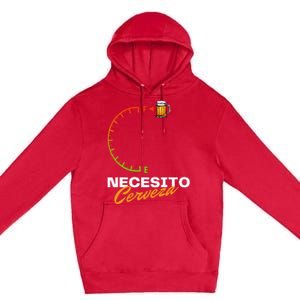 Mexican Beer Necesito Cerveza Cool Funny Sayings Beer Lover Premium Pullover Hoodie