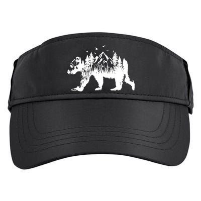 Mountain Bear Nature Adult Drive Performance Visor