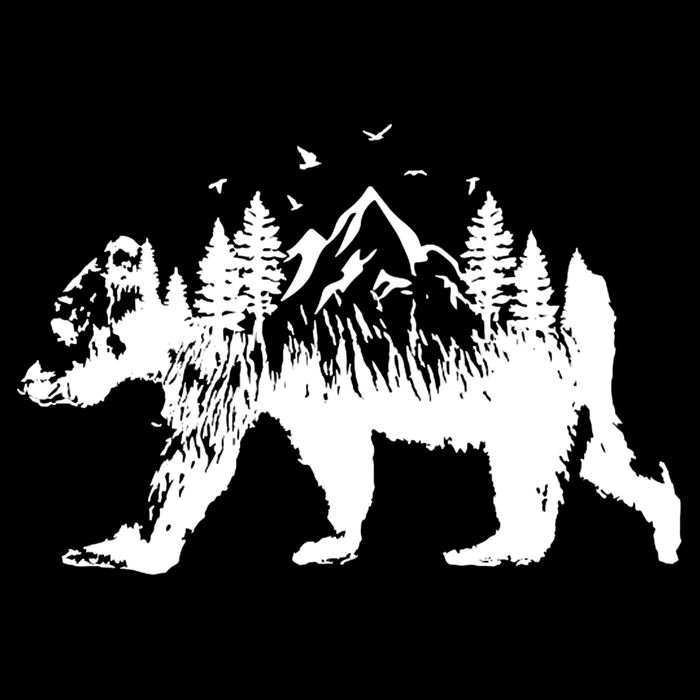 Mountain Bear Nature 16 in Basic Backpack