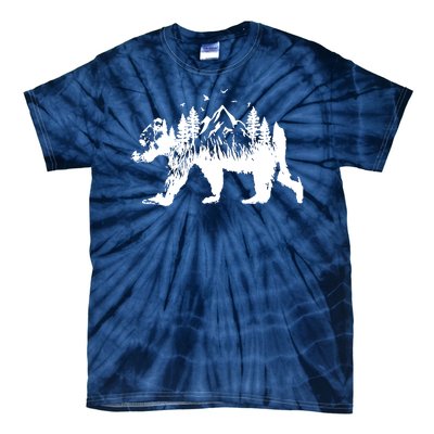 Mountain Bear Nature Tie-Dye T-Shirt