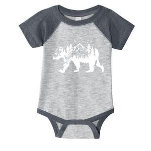 Mountain Bear Nature Infant Baby Jersey Bodysuit