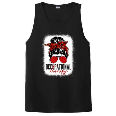 Messy Bun Occupational Therapy OT Therapist Assisstant PosiCharge Competitor Tank