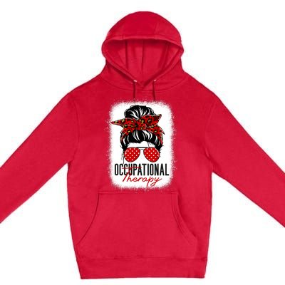 Messy Bun Occupational Therapy OT Therapist Assisstant Premium Pullover Hoodie