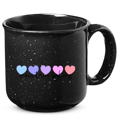Mountain Bike Or Mountain Biking Lover Heart Mom Meaningful Gift 15oz Campfire Ceramic Mug