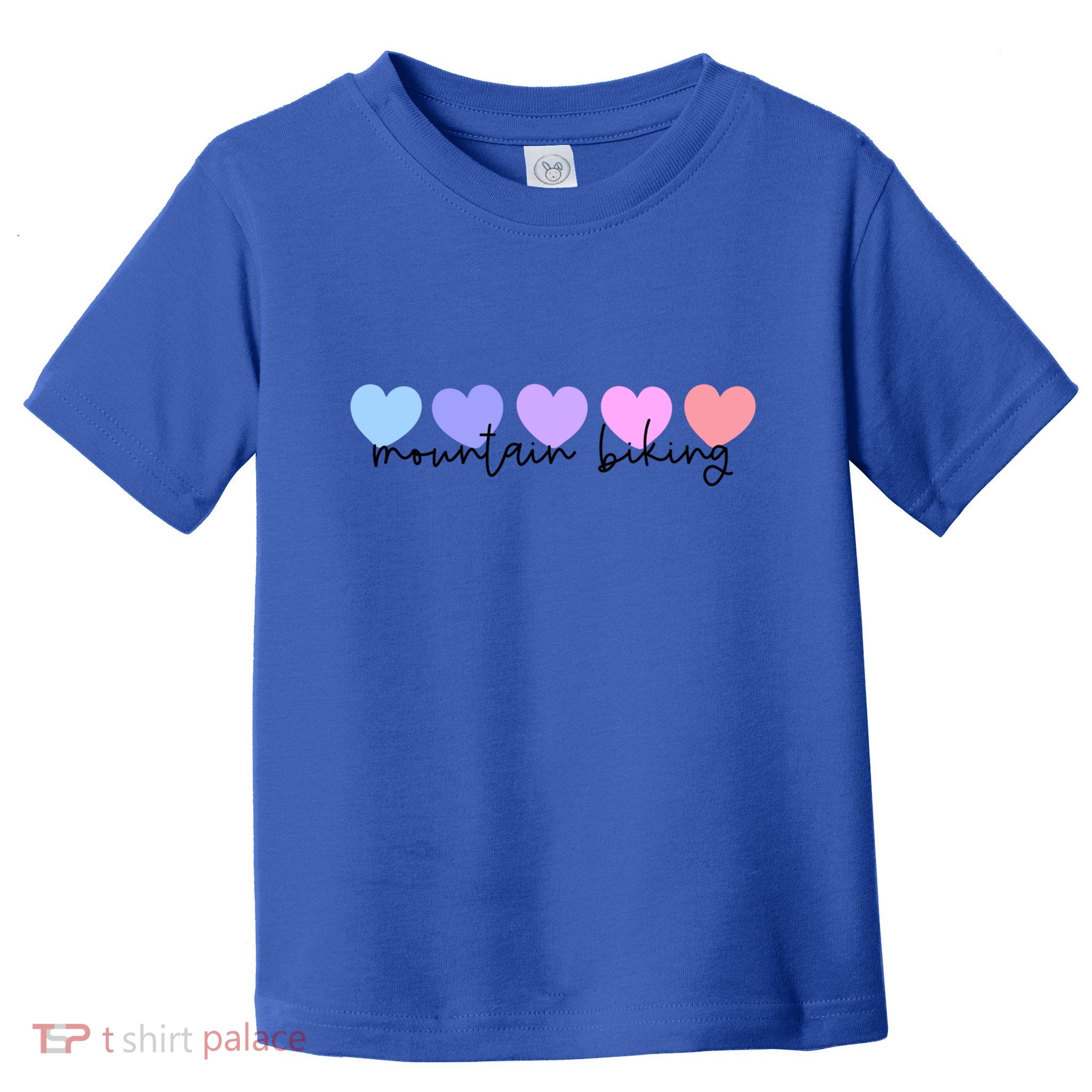 Mountain Bike Or Mountain Biking Lover Heart Mom Meaningful Gift Toddler T-Shirt