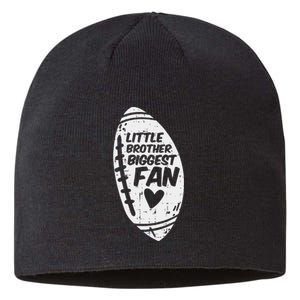 My Brother Out There American Football Family Match Sister Sustainable Beanie