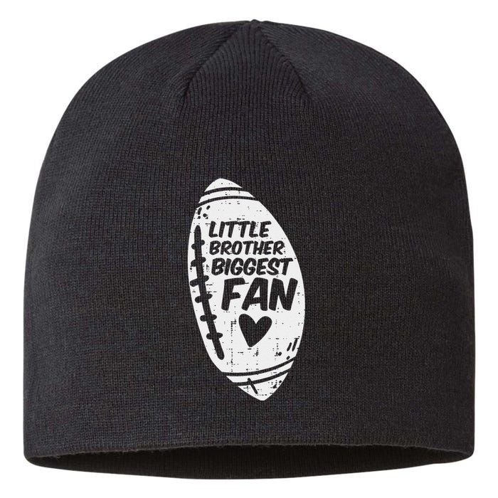 My Brother Out There American Football Family Match Sister Sustainable Beanie