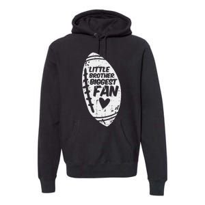 My Brother Out There American Football Family Match Sister Premium Hoodie