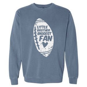 My Brother Out There American Football Family Match Sister Garment-Dyed Sweatshirt