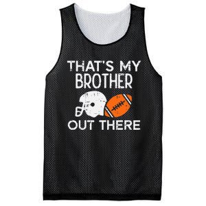 My Brother Out There American Football Family Match Sister Mesh Reversible Basketball Jersey Tank