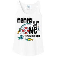 Mommy Big One 1-Year-Old  Fishing Birthday Ladies Essential Tank