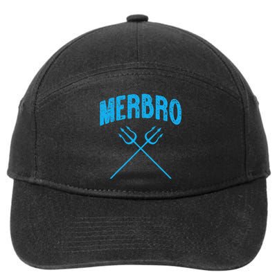 Merbro Brother of The Birthday Mermaid 7-Panel Snapback Hat