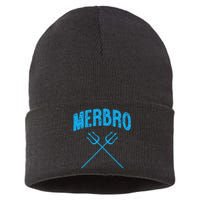 Merbro Brother of The Birthday Mermaid Sustainable Knit Beanie