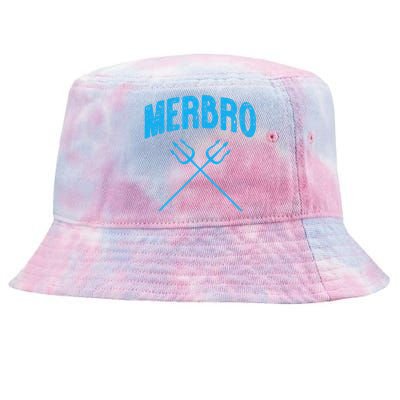 Merbro Brother of The Birthday Mermaid Tie-Dyed Bucket Hat