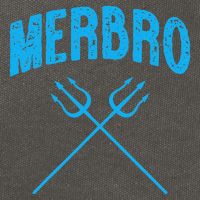 Merbro Brother of The Birthday Mermaid Cotton Canvas Backpack